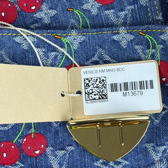 LOUIS VUITTON x TAKASHI MURAKAMI Venice NM Denim Mini Backpack NWT M13679 - Picture 9 of 11